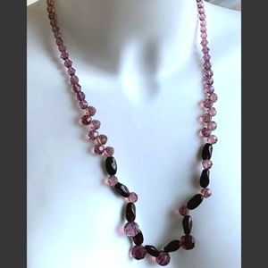 Miriam Haskell Crystal and Stone Necklace